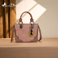 Montana West Embossed Collection Tote Bag Set