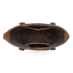 Trinity Ranch Aztec Tooled Fringe Concealed Carry Tote Set