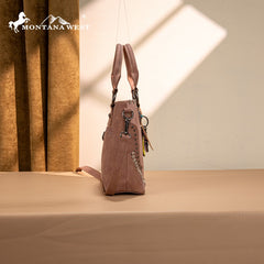 Montana West Embossed Collection Tote Bag Set