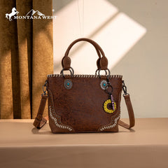 Montana West Embossed Collection Tote Bag Set