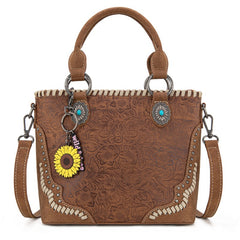 Montana West Embossed Collection Tote Bag Set