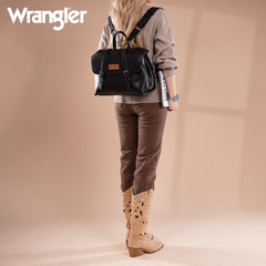 Wrangler Vintage Tote Convertible Backpack/Crossbody Bag