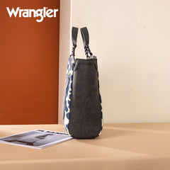 Wrangler Cow Print Concealed Carry Tote Bag