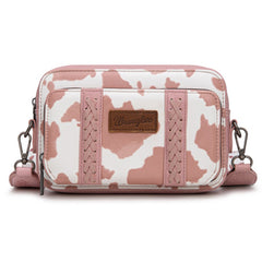 Wrangler Cow Print Crossbody Bag