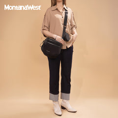 Montana West Dual Zipper Bum Bag
