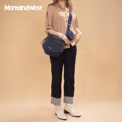Montana West Dual Zipper Bum Bag