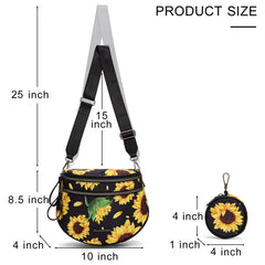 Montana West Dual Zipper Bum Bag