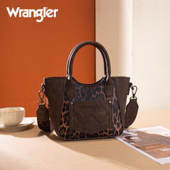 Wrangler Western Leopard Print Tote Bag