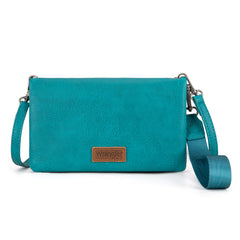 Wrangler Leather Printed Wristlet