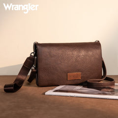 Wrangler Leather Printed Wristlet
