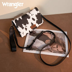 Wrangler Leather Printed Wristlet