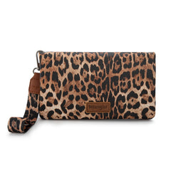 Wrangler Leather Printed Wristlet