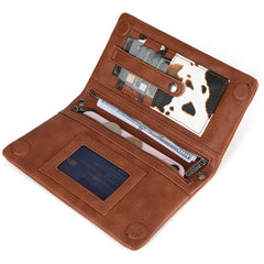 Wrangler Leather Printed Wristlet