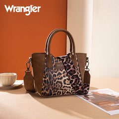 Wrangler Western Leopard Print Tote Bag