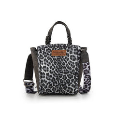 Wrangler Western Braided Handle Leopard Tote Bag