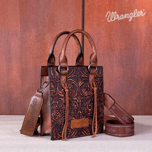 Wrangler Embossed Top Handle Crossbody