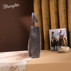 Wrangler Aztec Embroidered Crossbody Tote Bag