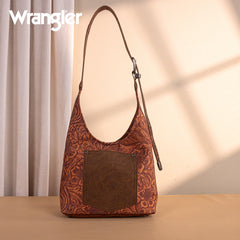 Wrangler Vintage Floral Printed Hobo Bag