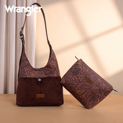 Wrangler Vintage Floral Printed Hobo Bag