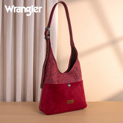Wrangler Vintage Floral Printed Hobo Bag