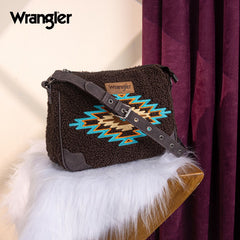 Wrangler Sherpa Aztec Sherpa Hobo Bag