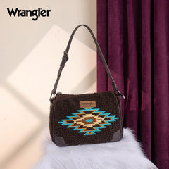 Wrangler Sherpa Aztec Sherpa Hobo Bag