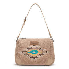 Wrangler Sherpa Aztec Sherpa Hobo Bag