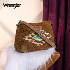 Wrangler Sherpa Aztec Sherpa Hobo Bag