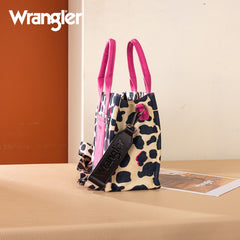 Wrangler All-over Leopard Print Tote Bag