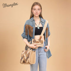 Wrangler Woven Denim Concealed Carry Tote Set