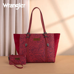 Wrangler Vintage Floral Printed Large Tote Bag