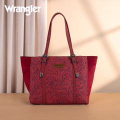 Wrangler Vintage Floral Printed Large Tote Bag