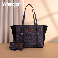 Wrangler Vintage Floral Printed Large Tote Bag