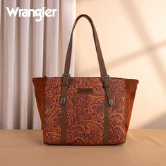 Wrangler Vintage Floral Printed Large Tote Bag
