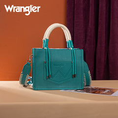 Wrangler CowPrint Rope Handle Tote Bag