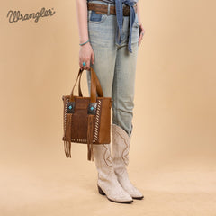 Wrangler Tooled Fringe Concealed Carry Purse