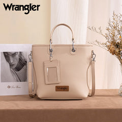 Wrangler Top Handle Tote Bag Detachable Key Ring Card Holder