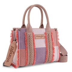 Wrangler Canvas Braided Fringe Tote Bag
