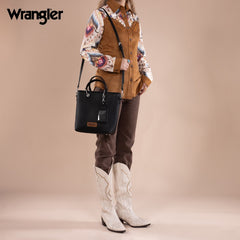 Wrangler Top Handle Tote Bag Detachable Key Ring Card Holder