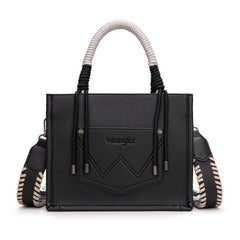 Wrangler CowPrint Rope Handle Tote Bag