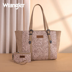 Wrangler Vintage Floral Printed Large Tote Bag