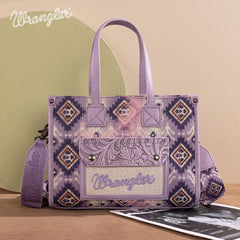 Wrangler Aztec Concealed Carry Canvas Tote