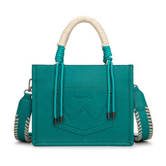 Wrangler CowPrint Rope Handle Tote Bag