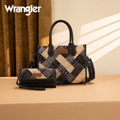 Wrangler Woven Denim Concealed Carry Tote Set