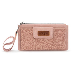 Wrangler Floral Tooled Card Wallet