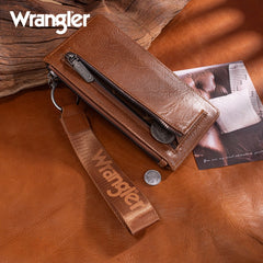 Wrangler Floral Tooled Card Wallet