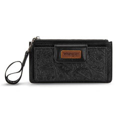 Wrangler Floral Tooled Card Wallet