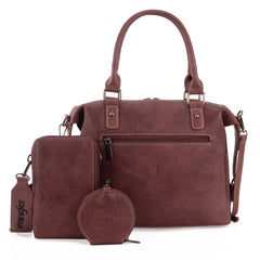 Wrangler Buckle Collection Barrel Satchel Doctor Bag Set
