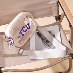 Texas Christian University Horned Frogs Clear Crossbody Bag
