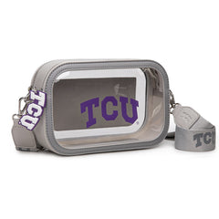Texas Christian University Horned Frogs Clear Crossbody Bag